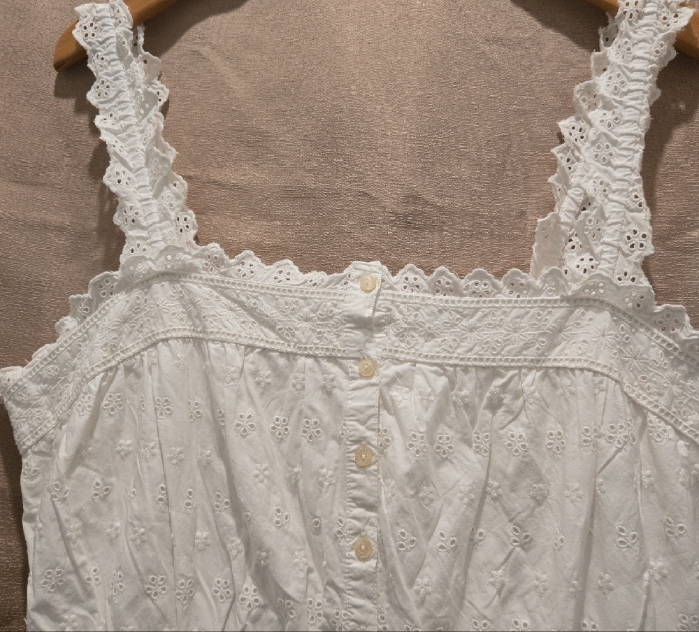 GAP White Lace Midi Dress - Picture 10 of 13